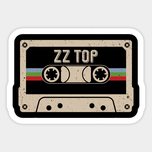 Personalized Top Name Birthday Vintage Cassette Tape Sticker by Horton Cyborgrobot
